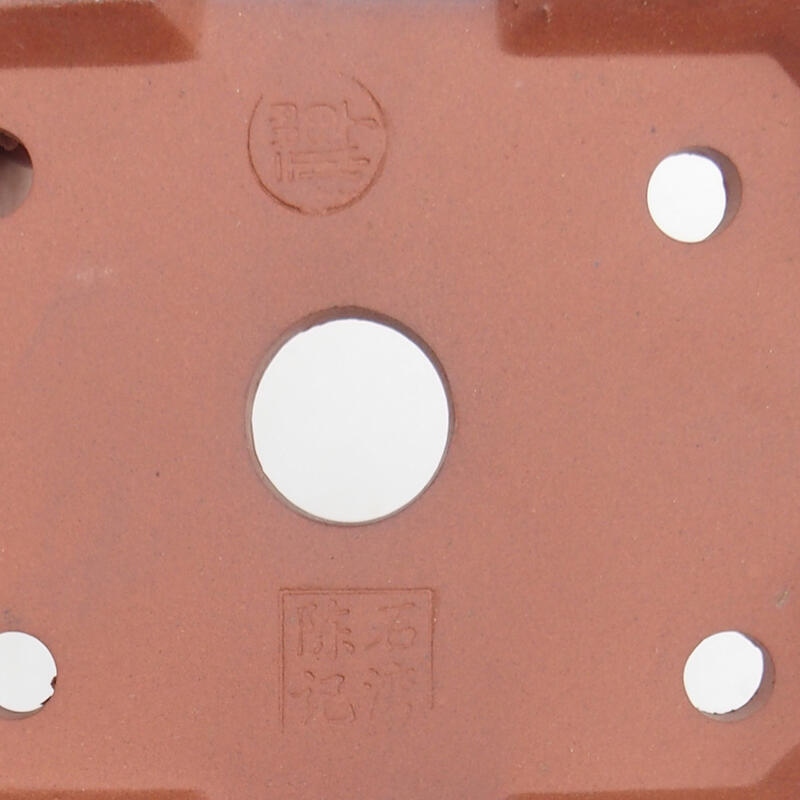 Bonsaischale 14 x 12 x 6 cm, Farbe blau-weiß