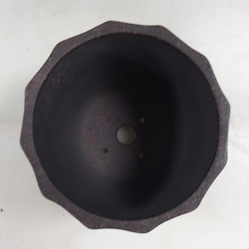 Bonsaischale 14 x 14 x 15 cm, Farbe braun ocker