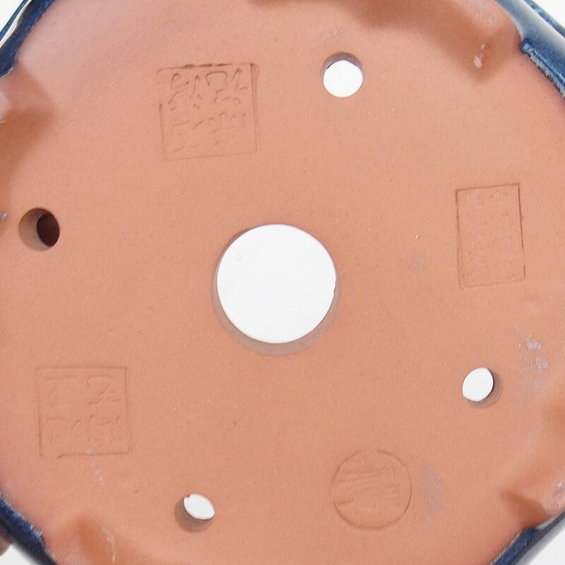 Bonsaischale 14 x 14 x 5,5 cm, Farbe blau