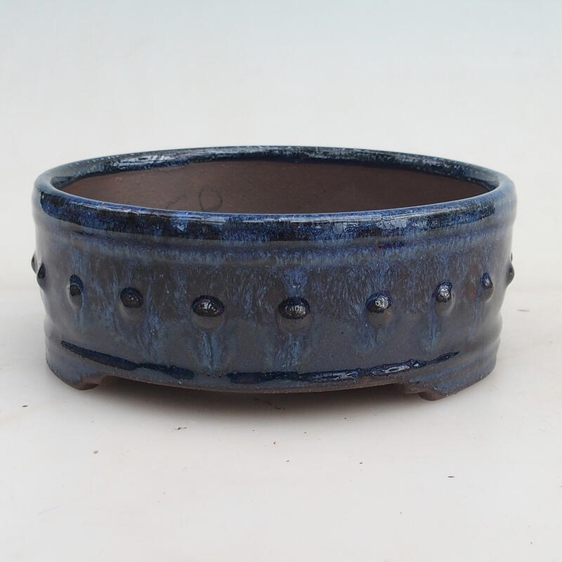 Bonsaischale 14 x 14 x 5,5 cm, Farbe blau