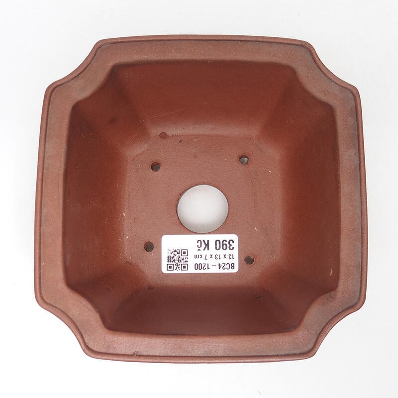 Bonsaischale 14 x 14 x 7 cm, braun