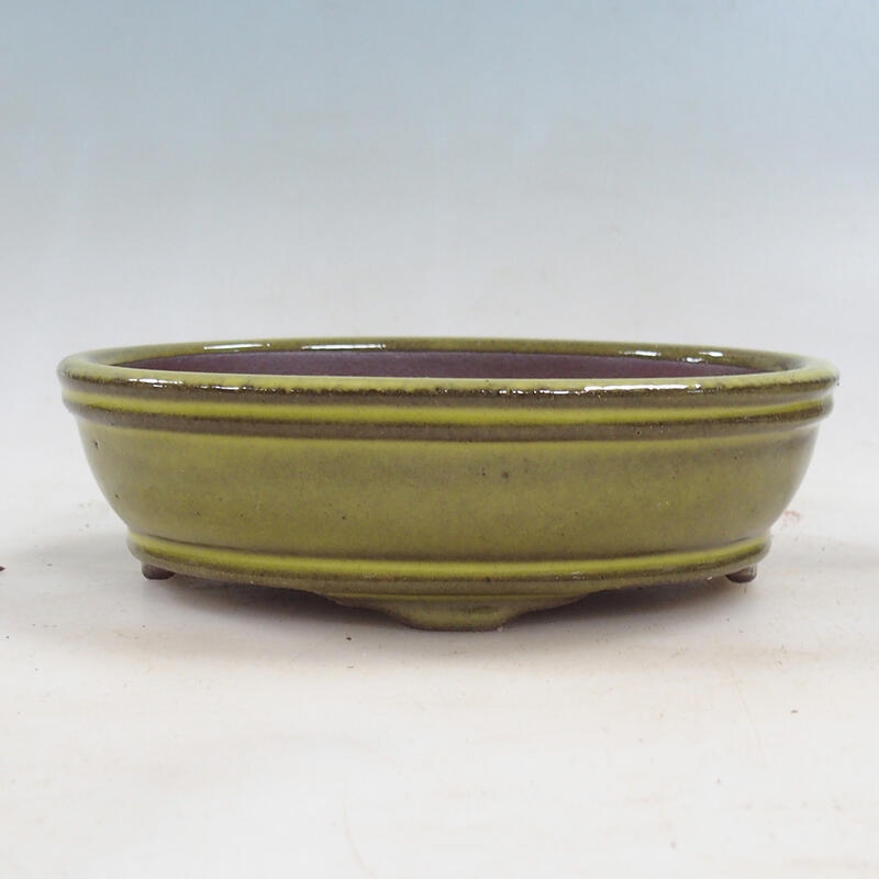 Bonsaischale 15,5 x 11,5 x 4,5 cm, gelb