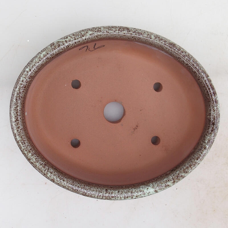 Bonsaischale 15,5 x 13 x 5 cm, braun