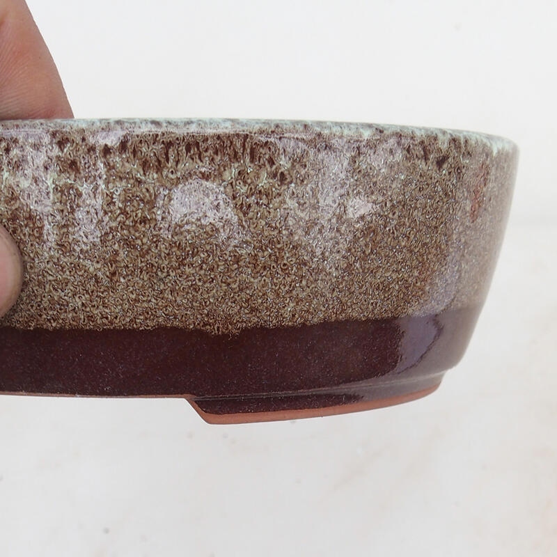 Bonsaischale 15,5 x 13 x 5 cm, braun