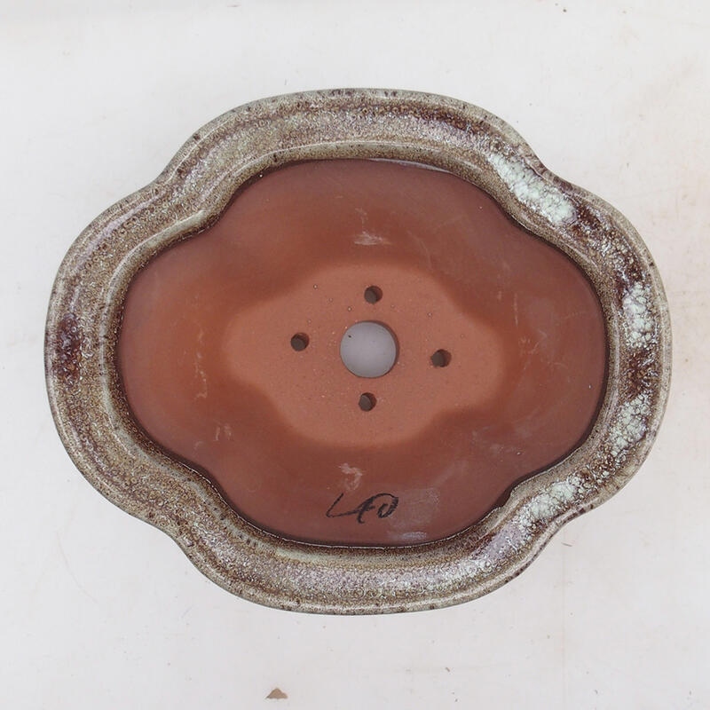 Bonsaischale 15,5 x 13 x 7,5 cm, Farbe braun