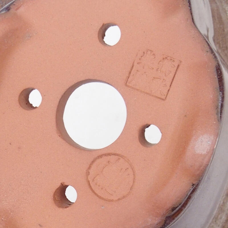 Bonsaischale 15,5 x 13 x 7,5 cm, Farbe braun