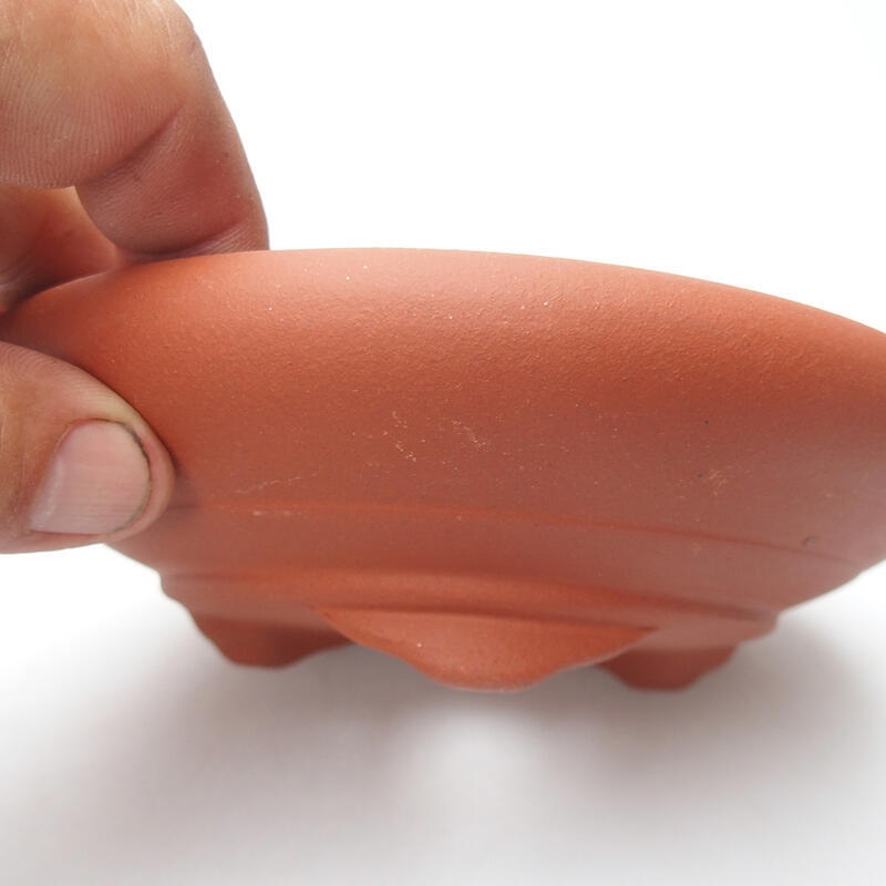 Bonsaischale 15,5 x 15,5 x 4,5 cm, ziegelfarben