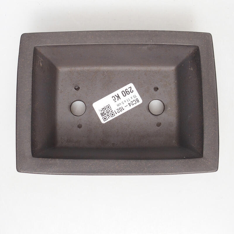 Bonsaischale 15 x 11 x 5 cm, Farbe bräunlich ocker