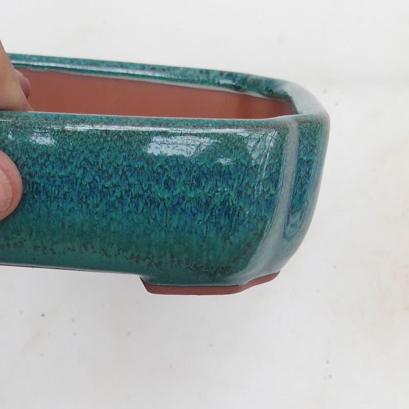 Bonsaischale 15 x 13 x 5 cm, grün