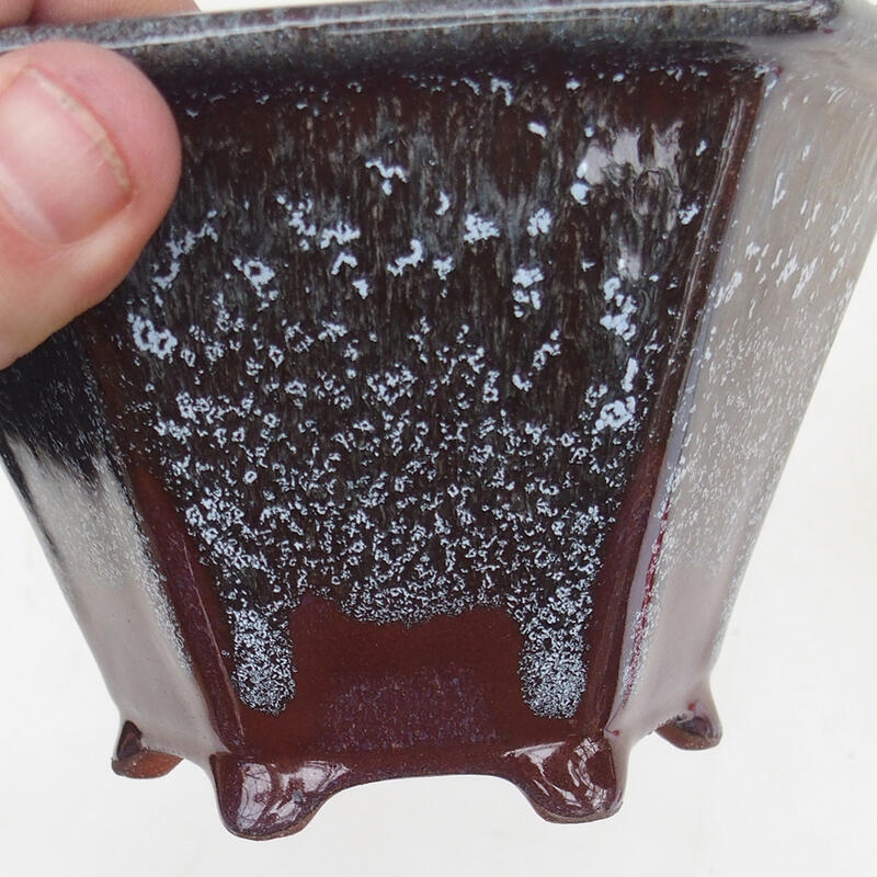 Bonsaischale 15 x 14 x 9 cm, braun