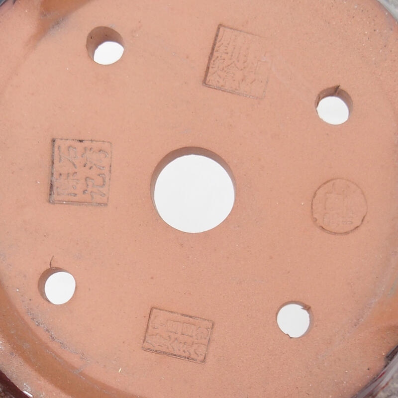 Bonsaischale 16 x 16 x 4,5 cm, braun