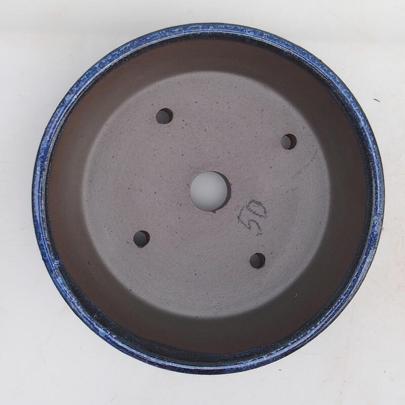 Bonsaischale 16 x 16 x 5 cm, Farbe blau