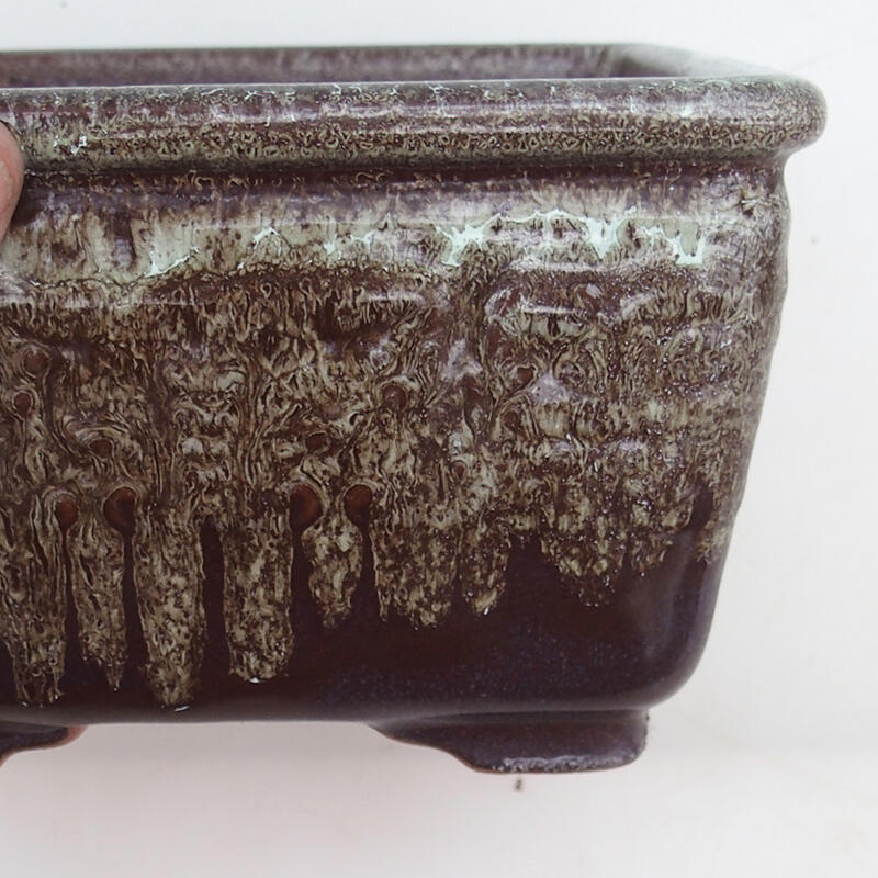 Bonsaischale 16 x 16 x 9,5 cm, braun