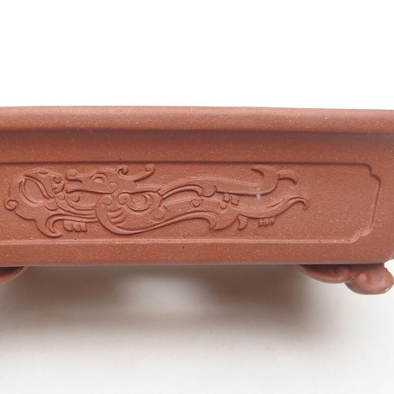 Bonsaischale 17,5 x 13,5 x 5,5 cm, ziegelfarben