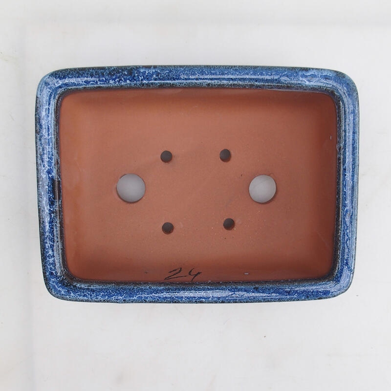 Bonsaischale 17,5 x 13 x 5,5 cm, Farbe blau