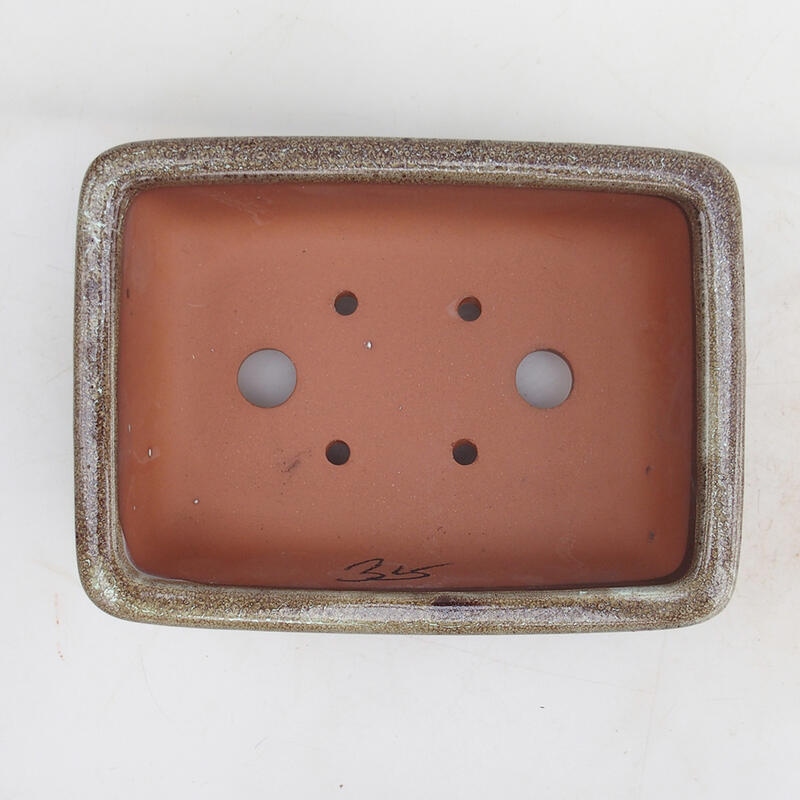 Bonsaischale 17,5 x 13 x 5,5 cm, Farbe weinrot