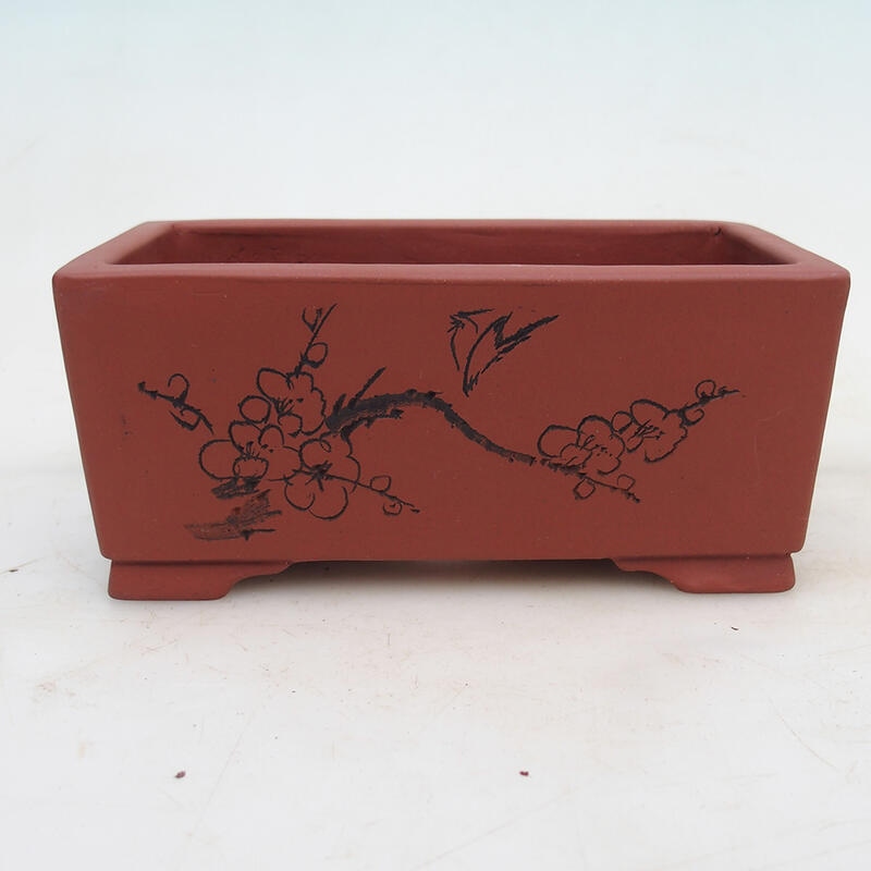 Bonsaischale 17 x 10 x 7,5 cm, ziegelfarben