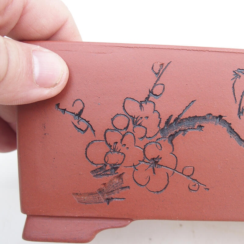 Bonsaischale 17 x 10 x 7,5 cm, ziegelfarben