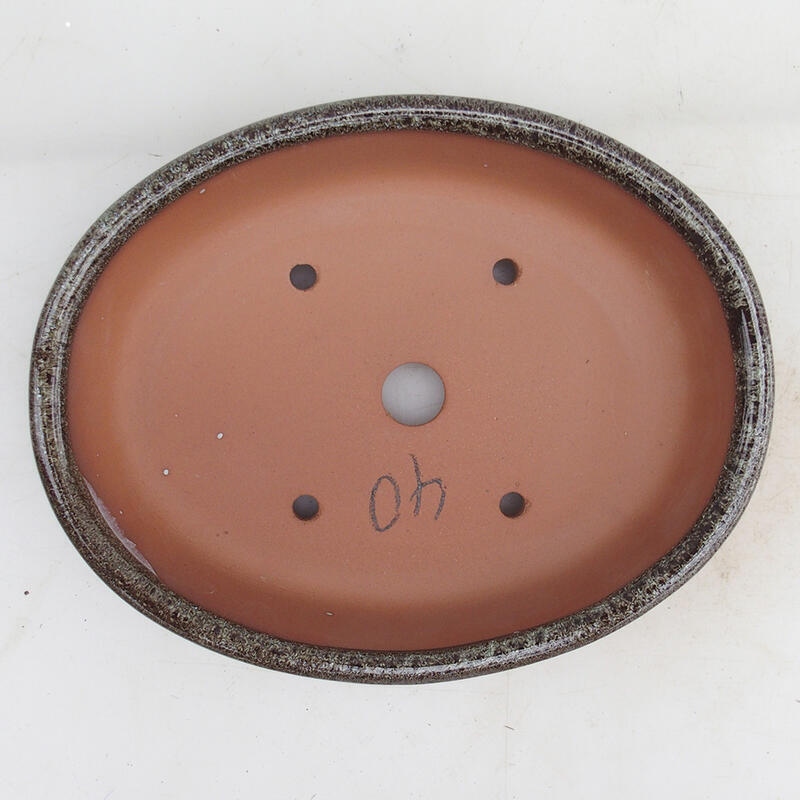 Bonsaischale 18,5 x 15 x 4,5 cm, Farbe braun