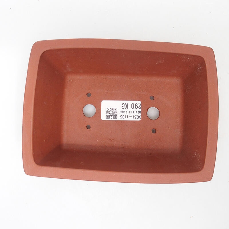 Bonsaischale 18 x 13,5 x 7 cm, ziegelfarben