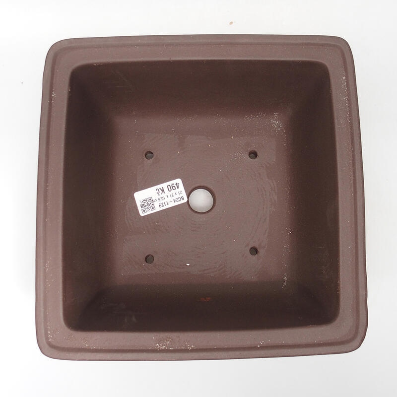 Bonsaischale 20,5 x 20,5 x 10 cm, Farbe braun