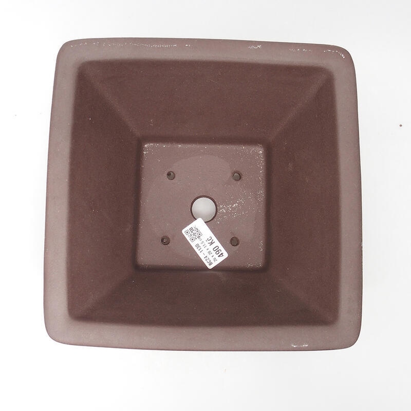 Bonsaischale 20,5 x 20,5 x 11 cm, Farbe braun