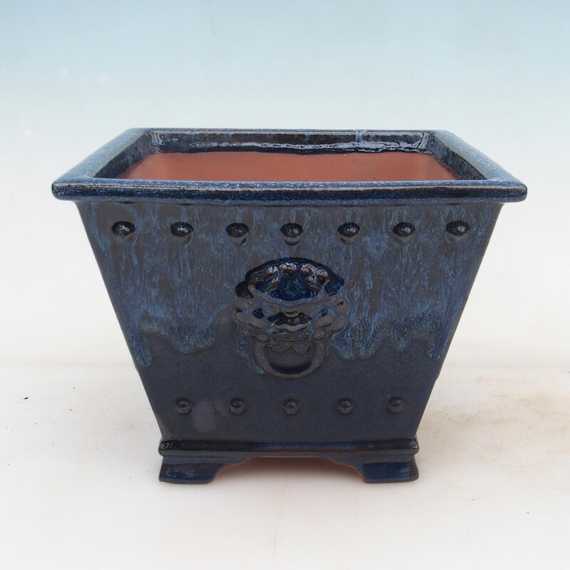 Bonsaischale 20 x 20 x 15,5 cm, Farbe blau