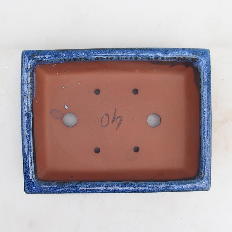 Bonsaischale 21,5 x 16 x 5 cm, Farbe blau