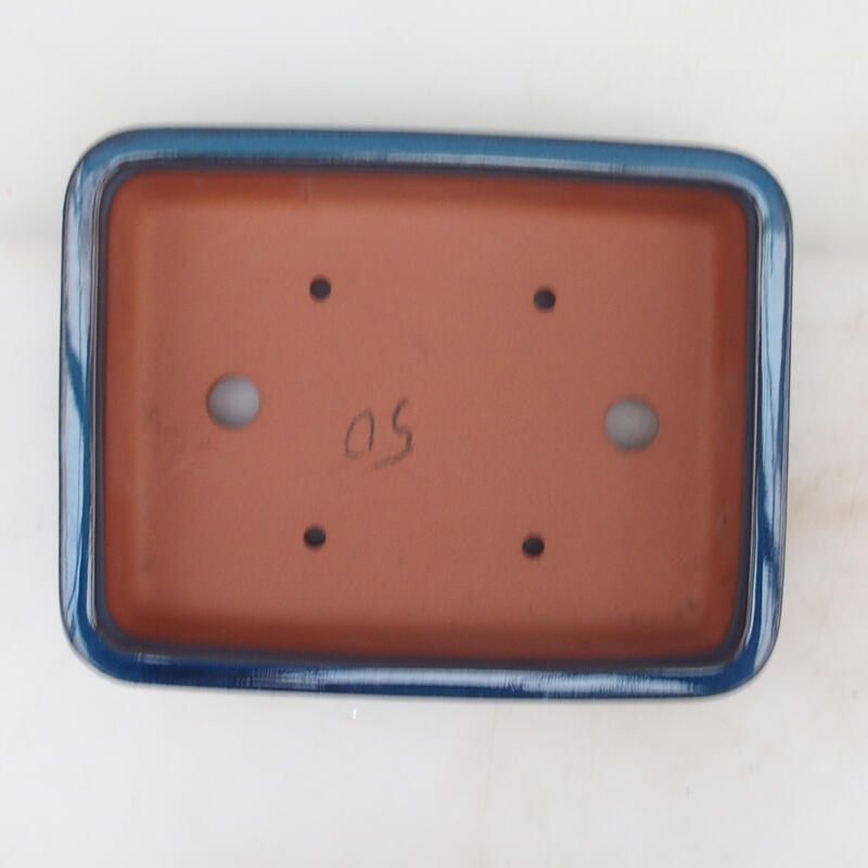Bonsaischale 21,5 x 17 x 5,5 cm, Farbe blau