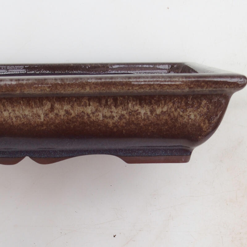 Bonsaischale 21 x 16,5 x 4,5 cm, braun