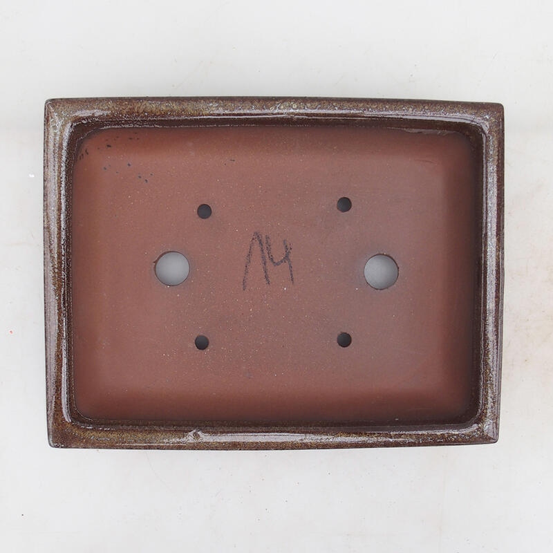 Bonsaischale 21 x 16,5 x 4,5 cm, braun