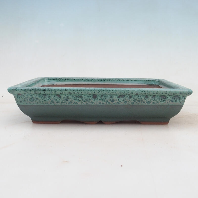 Bonsaischale 21 x 16,5 x 4,5 cm, grün