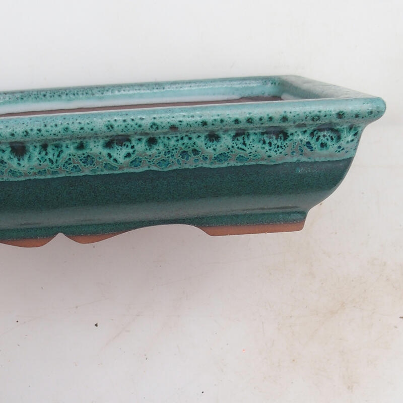 Bonsaischale 21 x 16,5 x 4,5 cm, grün
