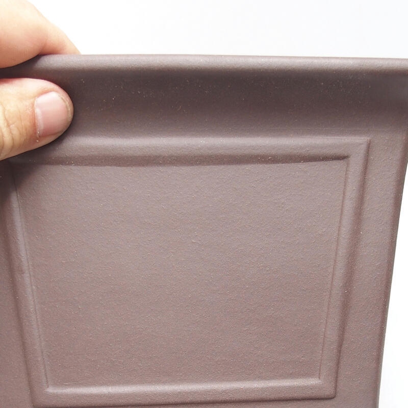 Bonsaischale 21 x 21 x 14 cm, braun