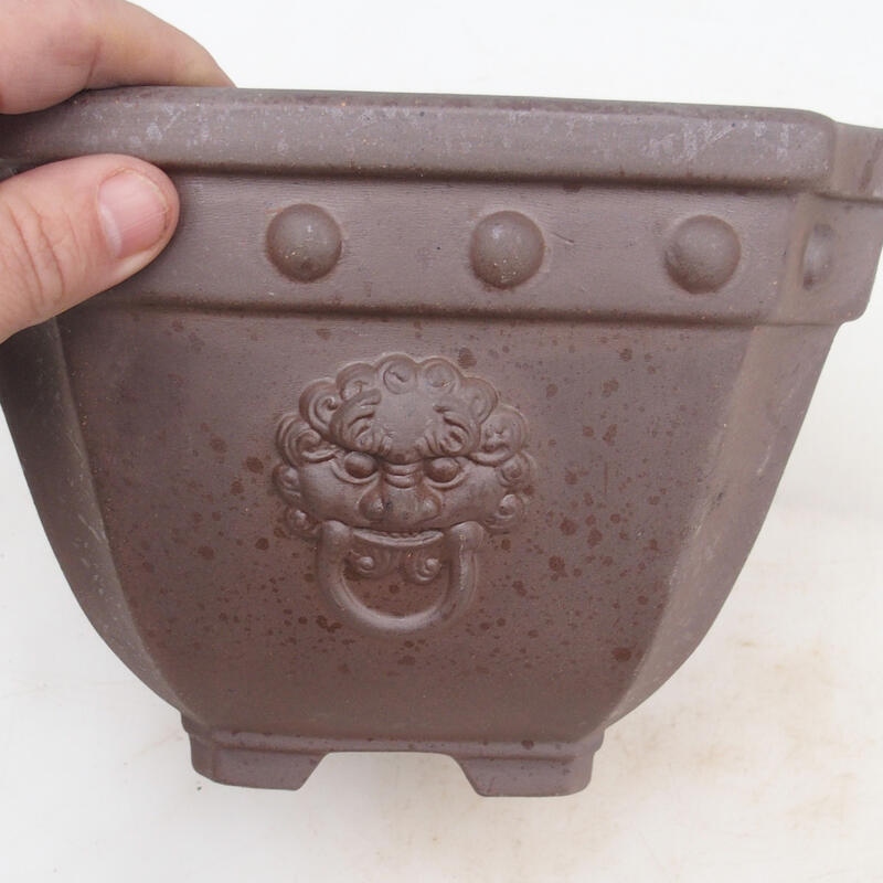 Bonsaischale 21 x 21 x 15,5 cm, naturfarben