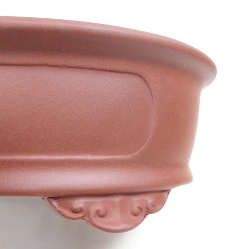 Bonsaischale 23,5 x 17,5 x 7,5 cm, ziegelfarben