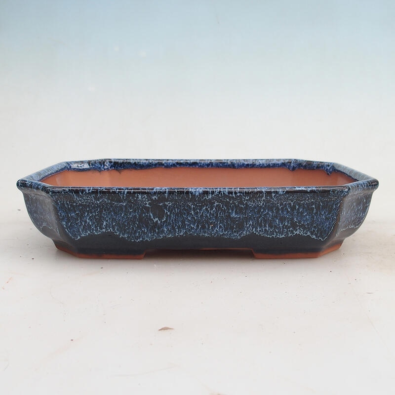 Bonsaischale 23 x 17,5 x 4,5 cm, Farbe blau