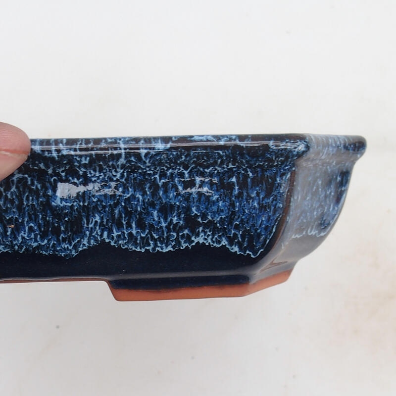 Bonsaischale 23 x 17,5 x 4,5 cm, Farbe blau