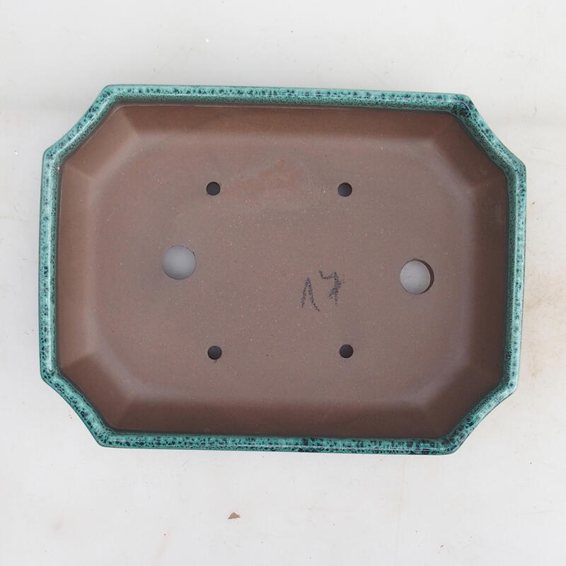 Bonsaischale 23 x 17,5 x 4,5 cm, grün