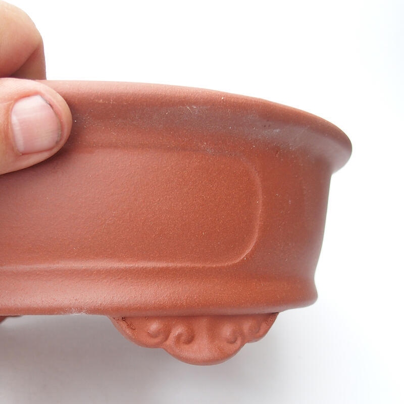 Bonsaischale 24 x 18 x 8 cm, ziegelfarben