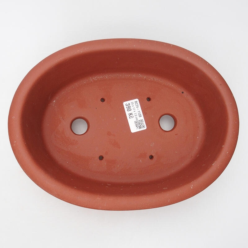 Bonsaischale 24 x 18 x 8 cm, ziegelfarben