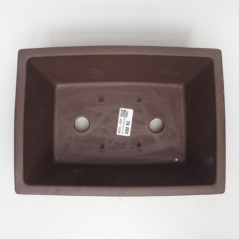 Bonsaischale 25 x 18 x 10 cm, braun