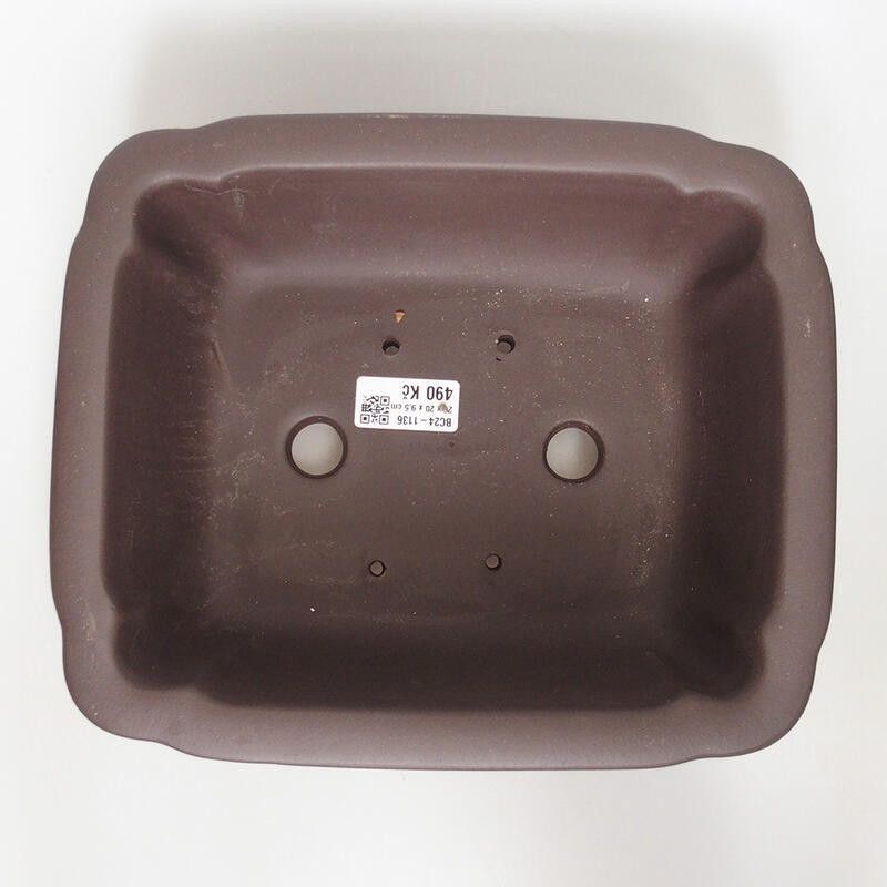 Bonsaischale 25 x 21 x 9,5cm, braun