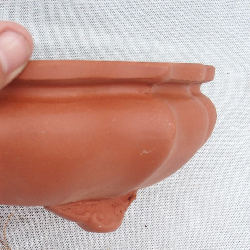 Bonsaischale 27 x 27 x 8 cm, Farbe rustikal