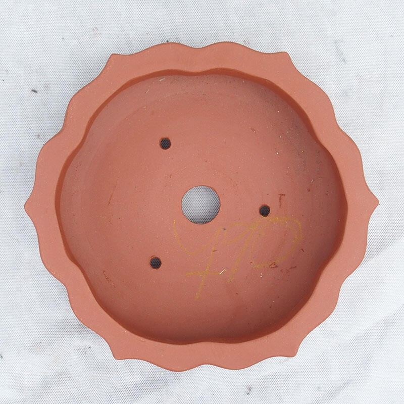 Bonsaischale 27 x 27 x 8 cm, Farbe rustikal