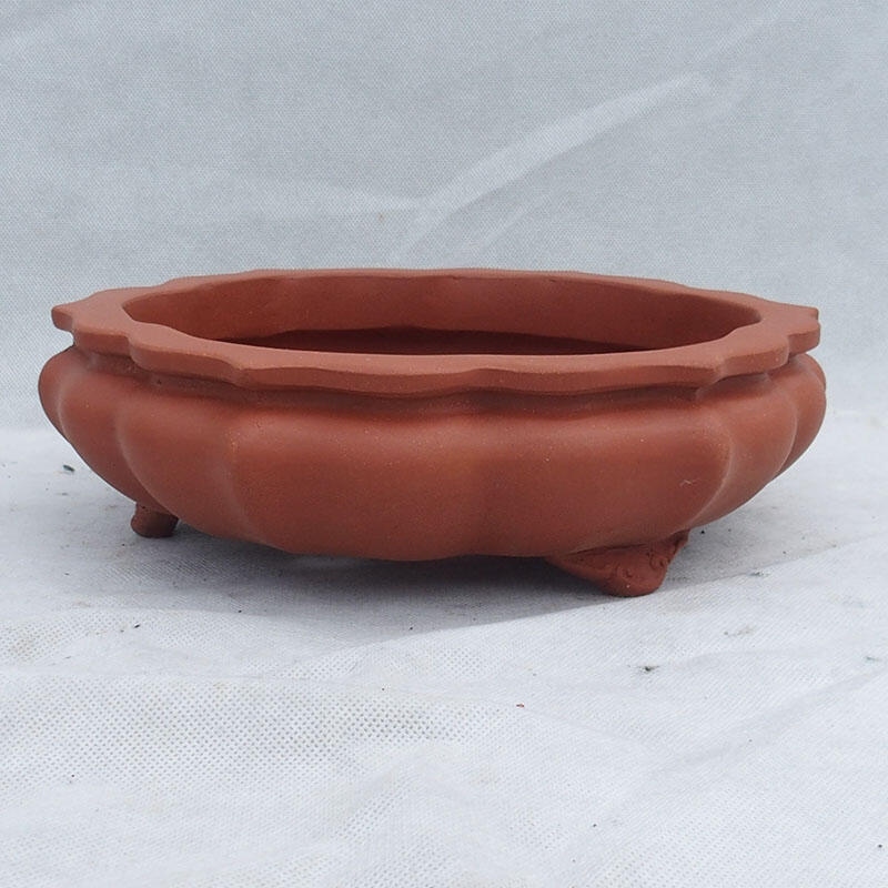 Bonsaischale 27 x 27 x 8 cm, Farbe rustikal