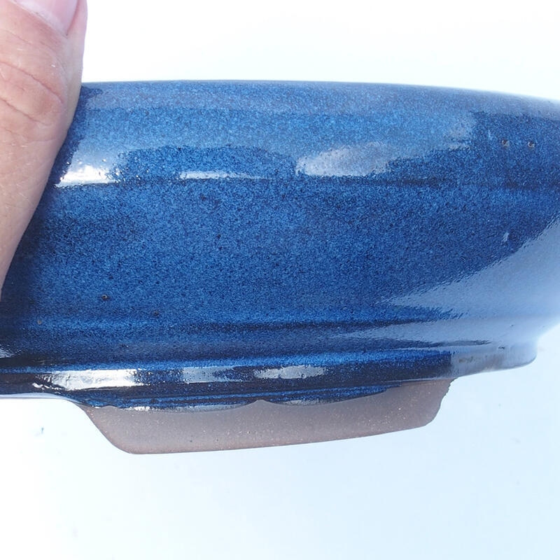 Bonsaischale 28 x 28 x 7 cm blau