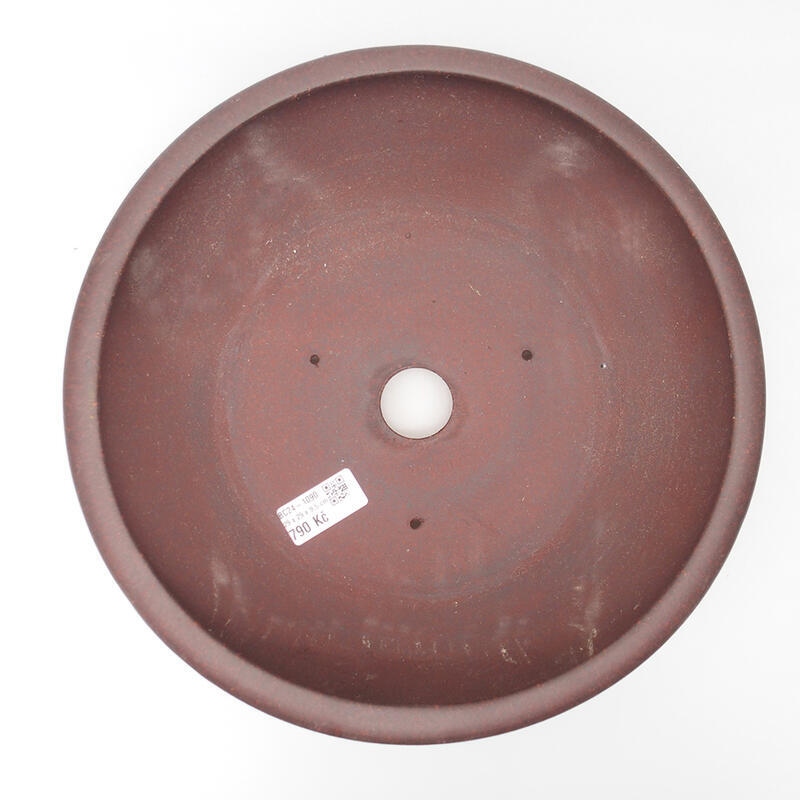 Bonsaischale 29 x 29 x 9,5 cm, Farbe braun-schwarz