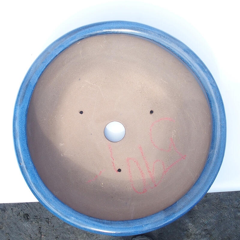 Bonsaischale 35 x 35 x 10 cm blau