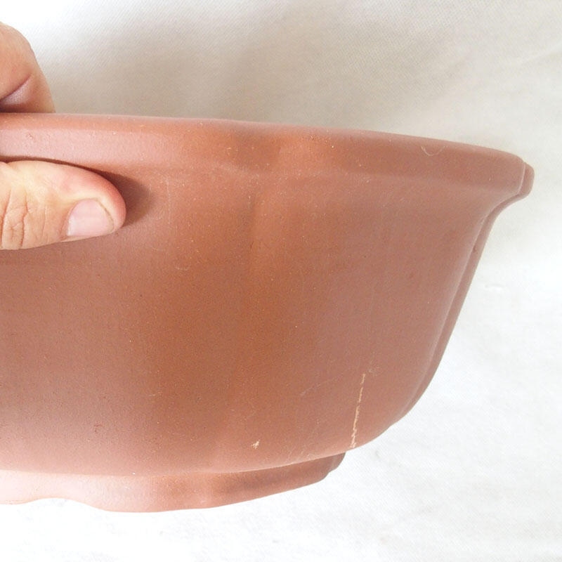 Bonsaischale 35 x 35 x 13 cm, Farbe rustikal